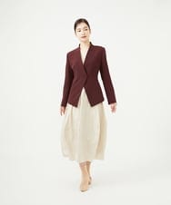 GBHAD05330 Sybilla(シビラ) シルキータフタコクーンスカート ライトベージュ