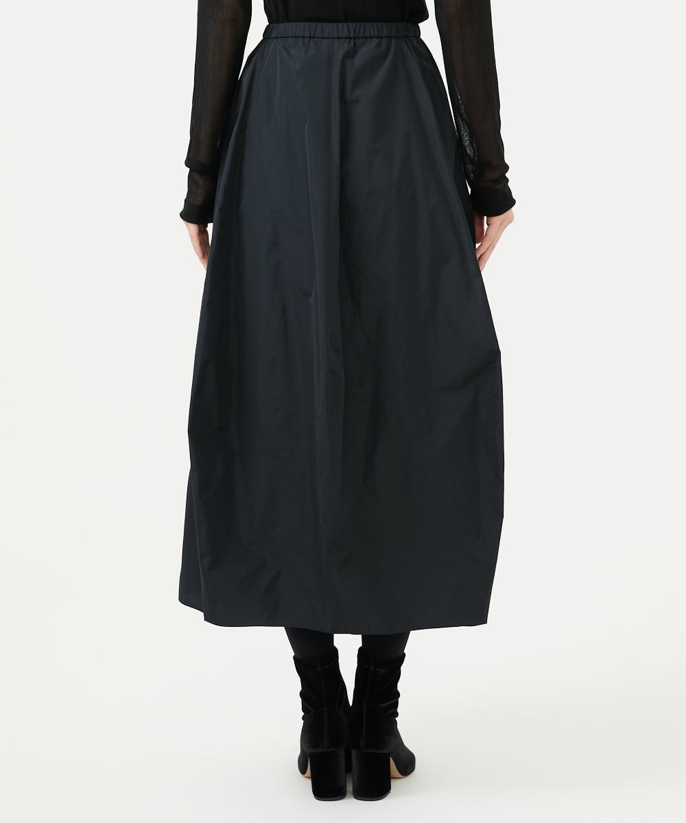 GBHAD05330 Sybilla(シビラ) シルキータフタコクーンスカート ブラック