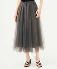 GBHAD33300 Sybilla(シビラ) ダブルチュールスカート グレー