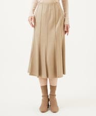 GBHAE32360 Sybilla(シビラ) ピンタックデザインスカート ベージュ