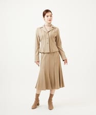 GBHAE32360 Sybilla(シビラ) ピンタックデザインスカート ベージュ