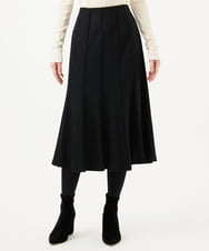 GBHAE32360 Sybilla(シビラ) ピンタックデザインスカート ブラック