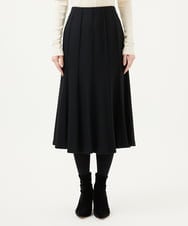 GBHAE32360 Sybilla(シビラ) ピンタックデザインスカート ブラック