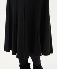 GBHAE32360 Sybilla(シビラ) ピンタックデザインスカート ブラック