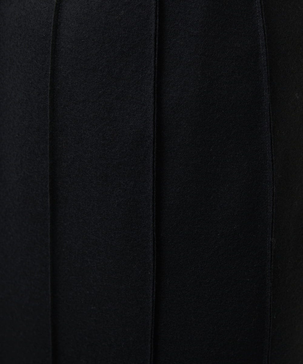 GBHAE32360 Sybilla(シビラ) ピンタックデザインスカート ブラック