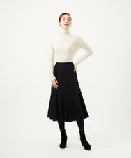 GBHAE32360 Sybilla(シビラ) ピンタックデザインスカート ブラック