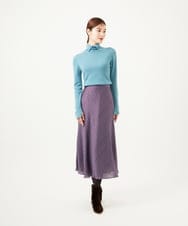 GBHAE41400 Sybilla(シビラ) ダイヤ柄プリントスカート ブルー系
