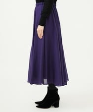 GBHAE42250 Sybilla(シビラ) シアークリンクルスカート パープル