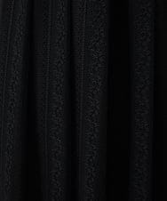 GBHAF32400 Sybilla(シビラ) ストライプレーススカート ブラック