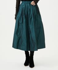 GBHAF35270 Sybilla(シビラ) シャンブレータフタスカート グリーン