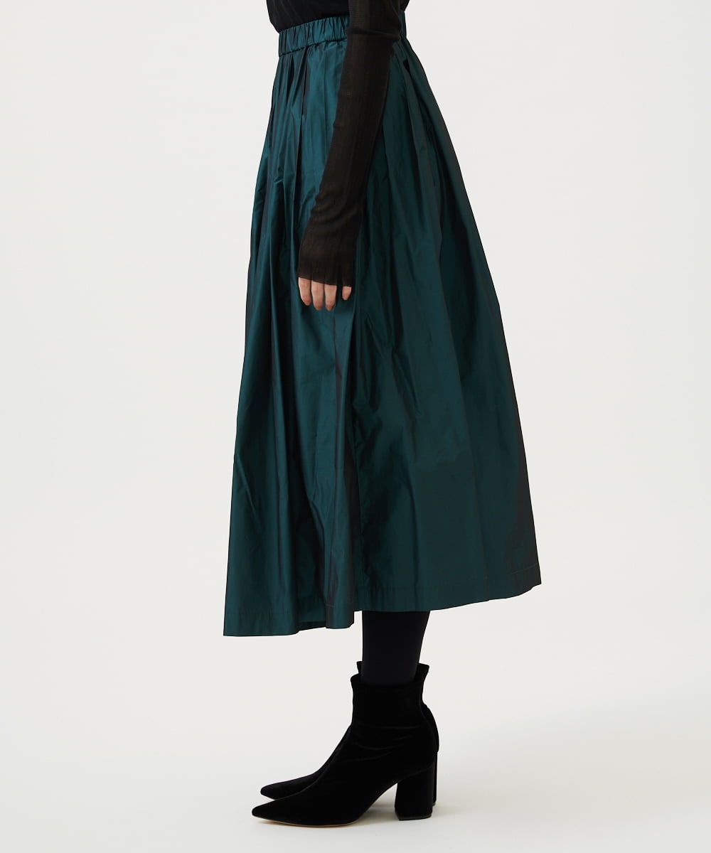 GBHAF35270 Sybilla(シビラ) シャンブレータフタスカート グリーン