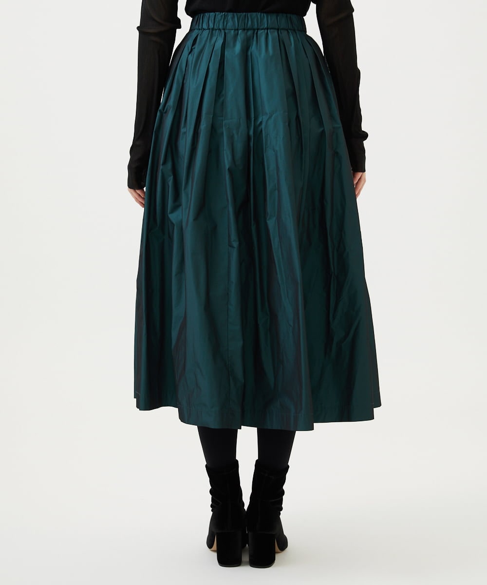 GBHAF35270 Sybilla(シビラ) シャンブレータフタスカート グリーン