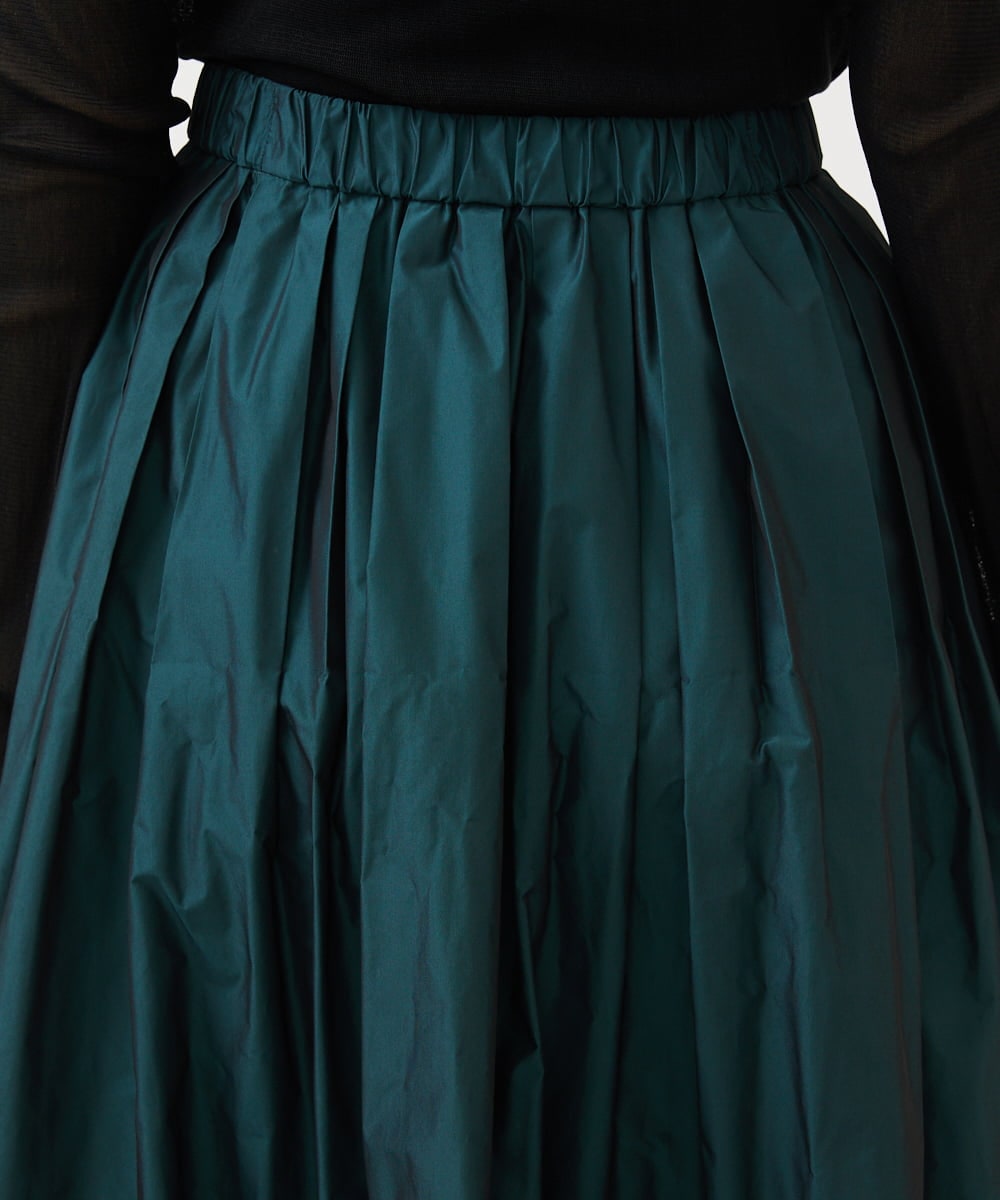 GBHAF35270 Sybilla(シビラ) シャンブレータフタスカート グリーン