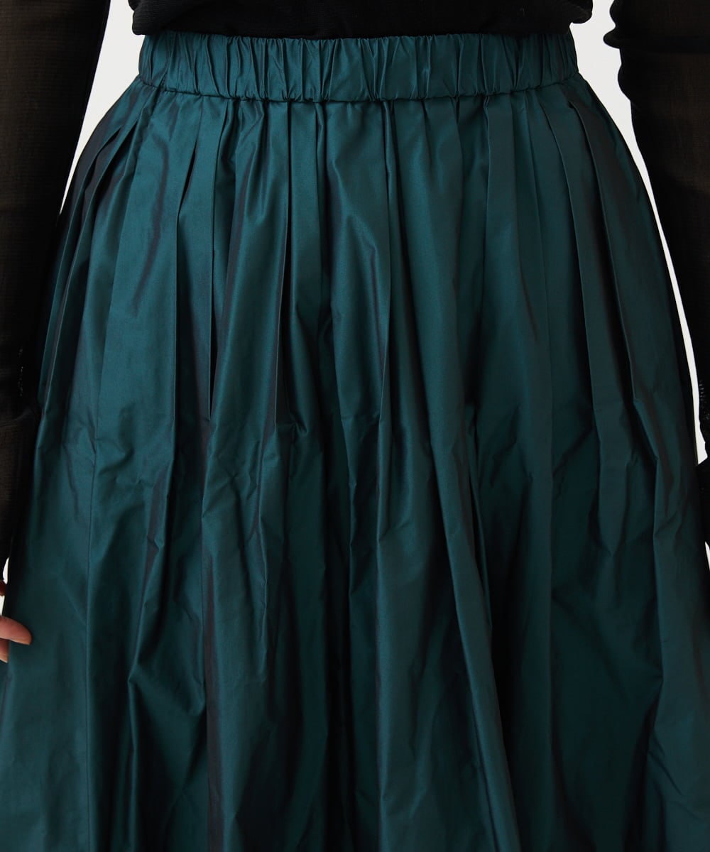 GBHAF35270 Sybilla(シビラ) シャンブレータフタスカート グリーン