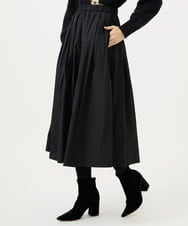 GBHAF35270 Sybilla(シビラ) シャンブレータフタスカート ブラック