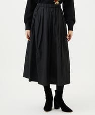 GBHAF35270 Sybilla(シビラ) シャンブレータフタスカート ブラック