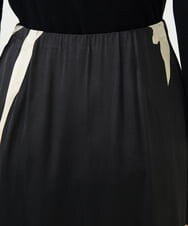 GBHAG01450 Sybilla(シビラ) フラワーシルエットプリントスカート ブラック