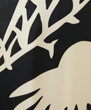 GBHAG01450 Sybilla(シビラ) フラワーシルエットプリントスカート ブラック