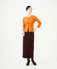 GBHAG08400 Sybilla(シビラ) ウールアムンゼンタイトスカート バーガンディー