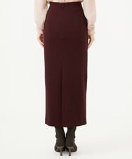 GBHAG08400 Sybilla(シビラ) ウールアムンゼンタイトスカート バーガンディー