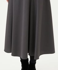 GBHAG32330 Sybilla(シビラ) ウールライクツイルフレアスカート チャコールグレー