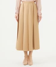 GBHAG33400 Sybilla(シビラ) ウールライクツイルプリーツスカート ベージュ