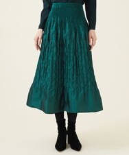 シャーリングデザインスカート(ミモレ丈スカート) | Sybilla(シビラ  