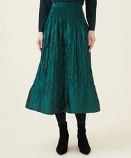 GBHAV77360 Sybilla(シビラ) シャーリングデザインスカート グリーン