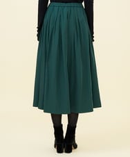 GBHCA32300 Sybilla(シビラ) タフタタックギャザースカート グリーン