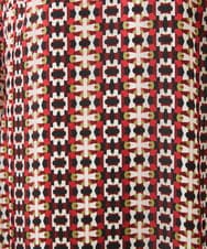 GBHCD01400 Sybilla(シビラ) ジオメトリックオパールスカート レッド系