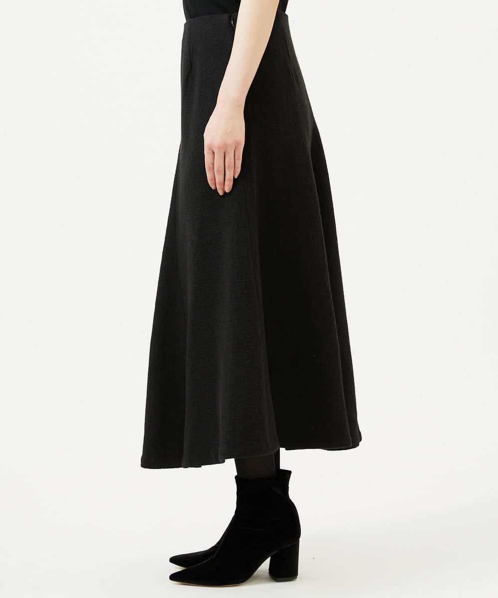 GBHEE01450 Sybilla(シビラ) ストレッチブークレースカート ブラック