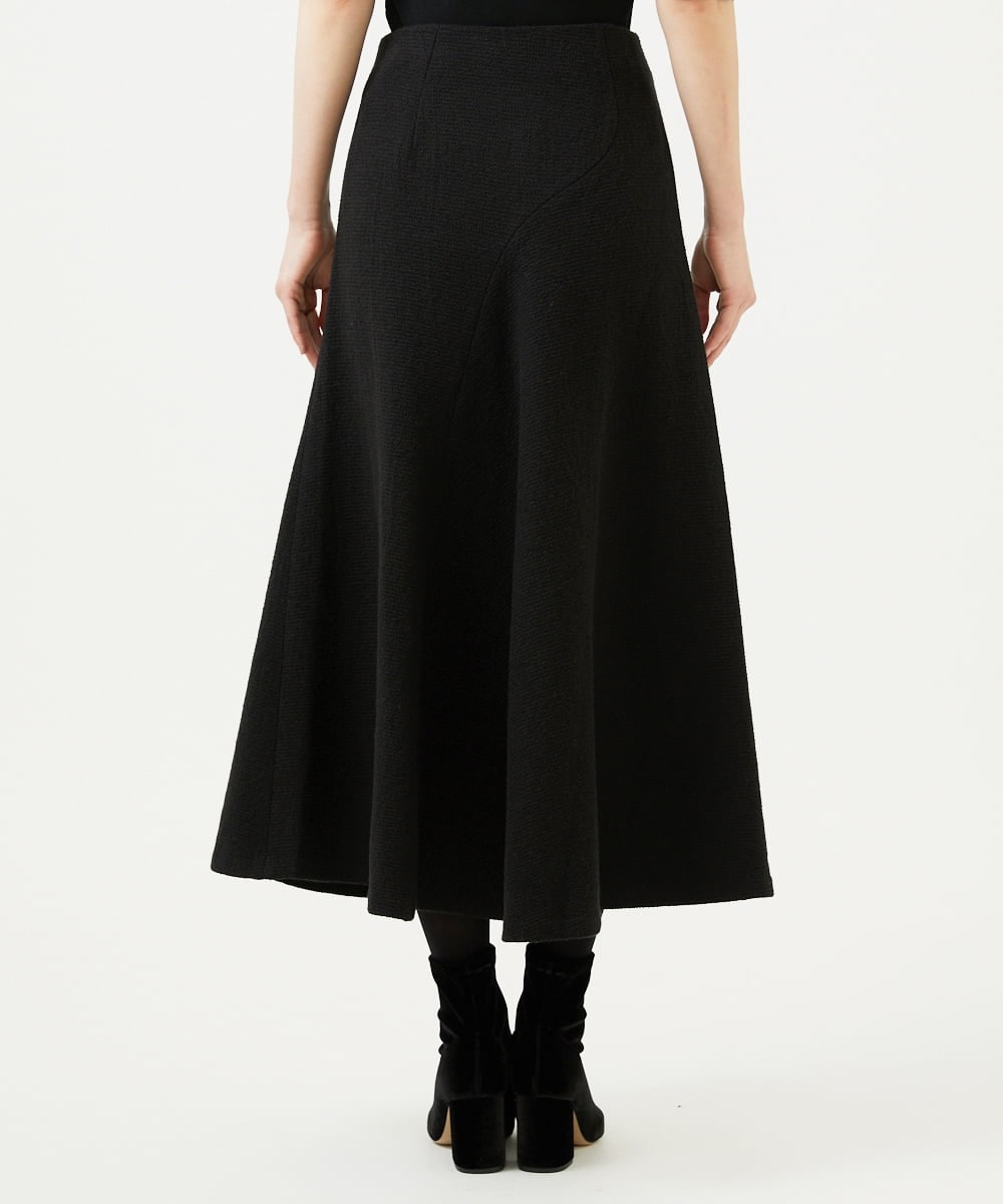 GBHEE01450 Sybilla(シビラ) ストレッチブークレースカート ブラック