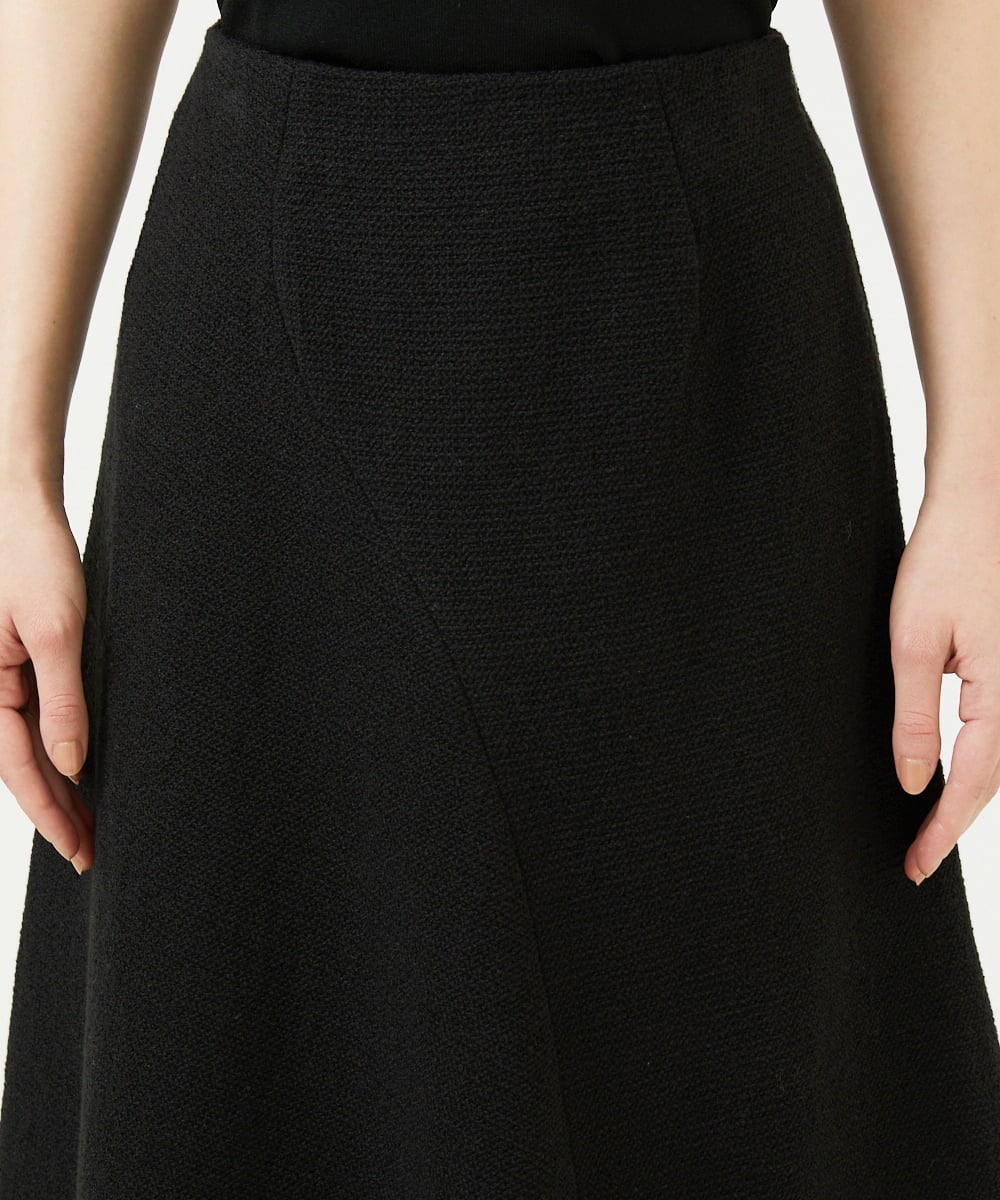 GBHEE01450 Sybilla(シビラ) ストレッチブークレースカート ブラック