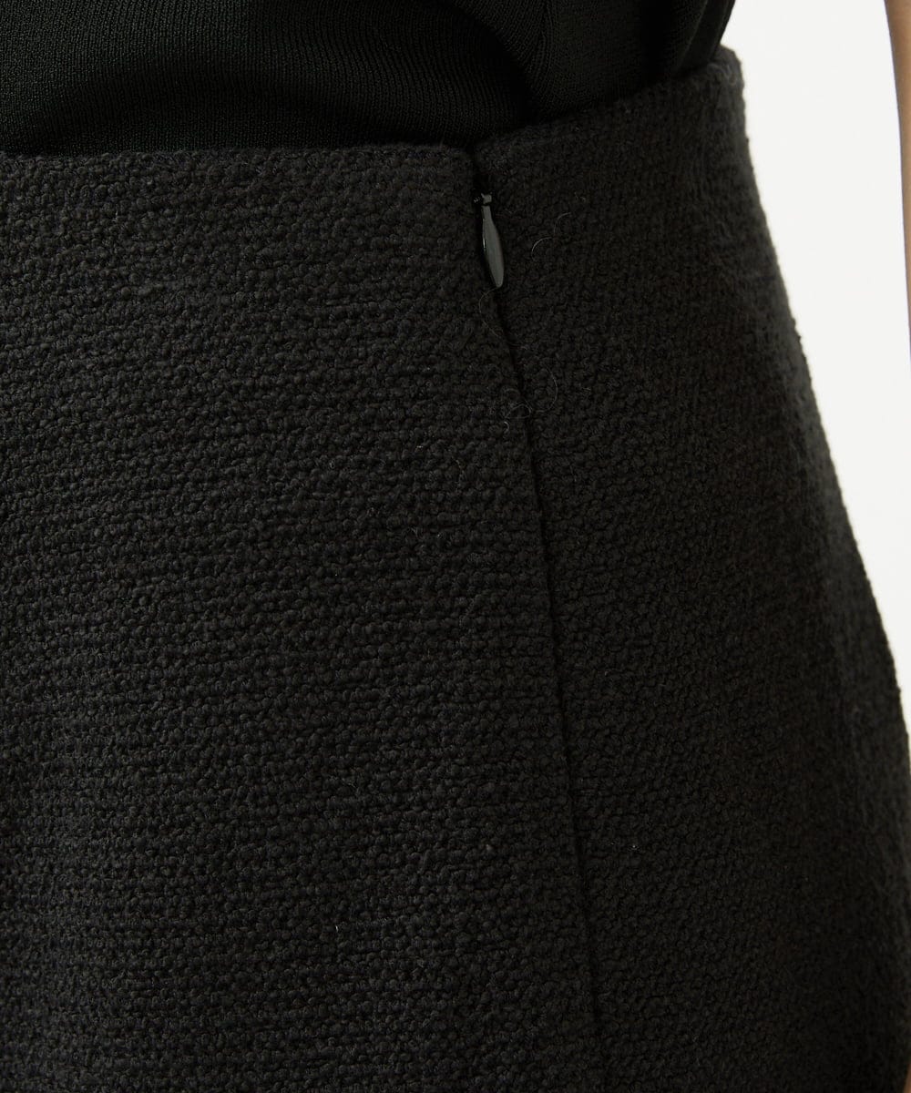 GBHEE01450 Sybilla(シビラ) ストレッチブークレースカート ブラック