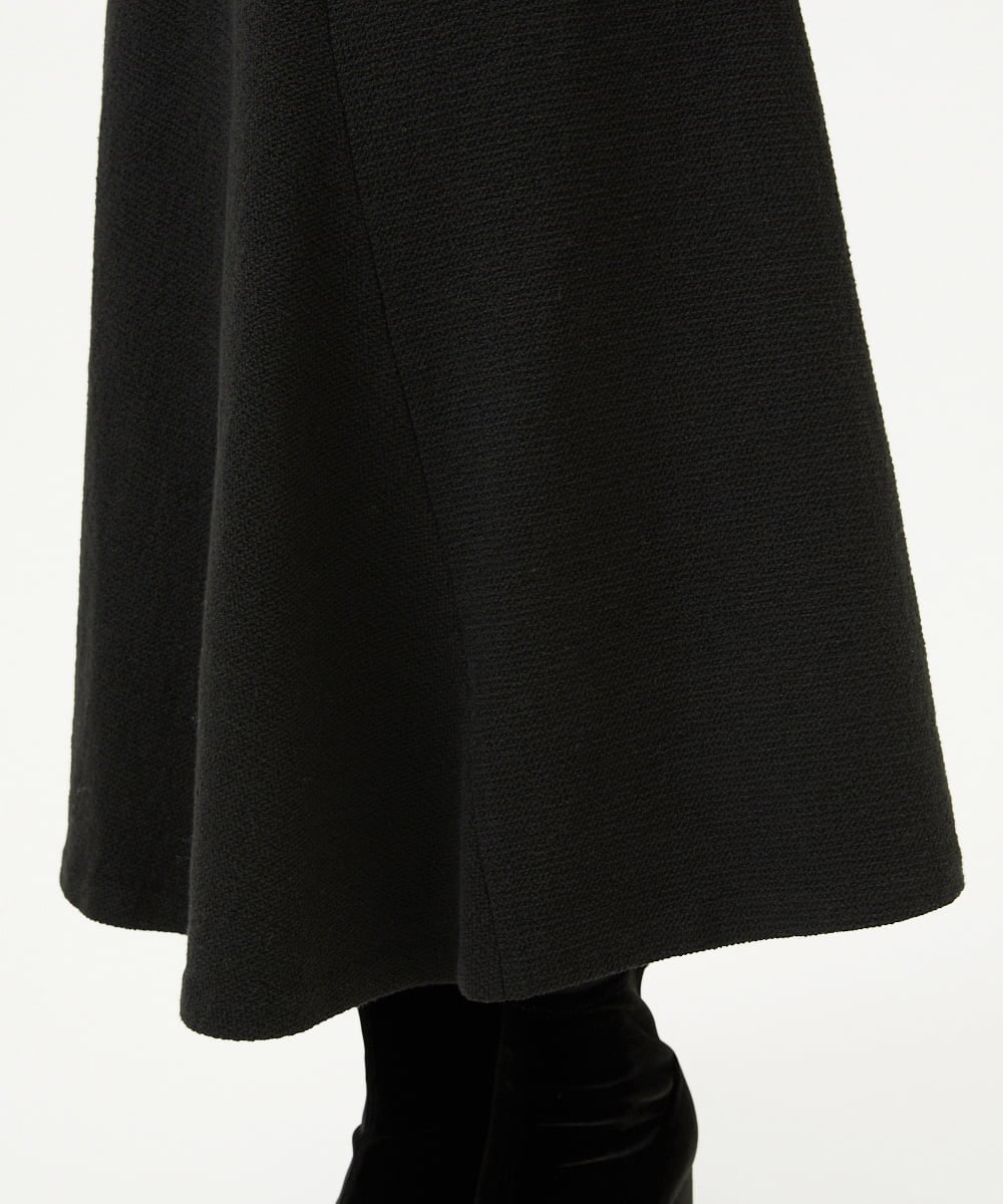 GBHEE01450 Sybilla(シビラ) ストレッチブークレースカート ブラック