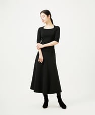 GBHEE01450 Sybilla(シビラ) ストレッチブークレースカート ブラック