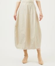 GBHEE05330 Sybilla(シビラ) シルキータフタコクーンスカート ライトベージュ