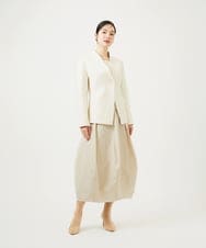 GBHEE05330 Sybilla(シビラ) シルキータフタコクーンスカート ライトベージュ