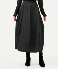 GBHEE05330 Sybilla(シビラ) シルキータフタコクーンスカート ブラック