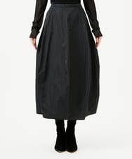GBHEE05330 Sybilla(シビラ) シルキータフタコクーンスカート ブラック