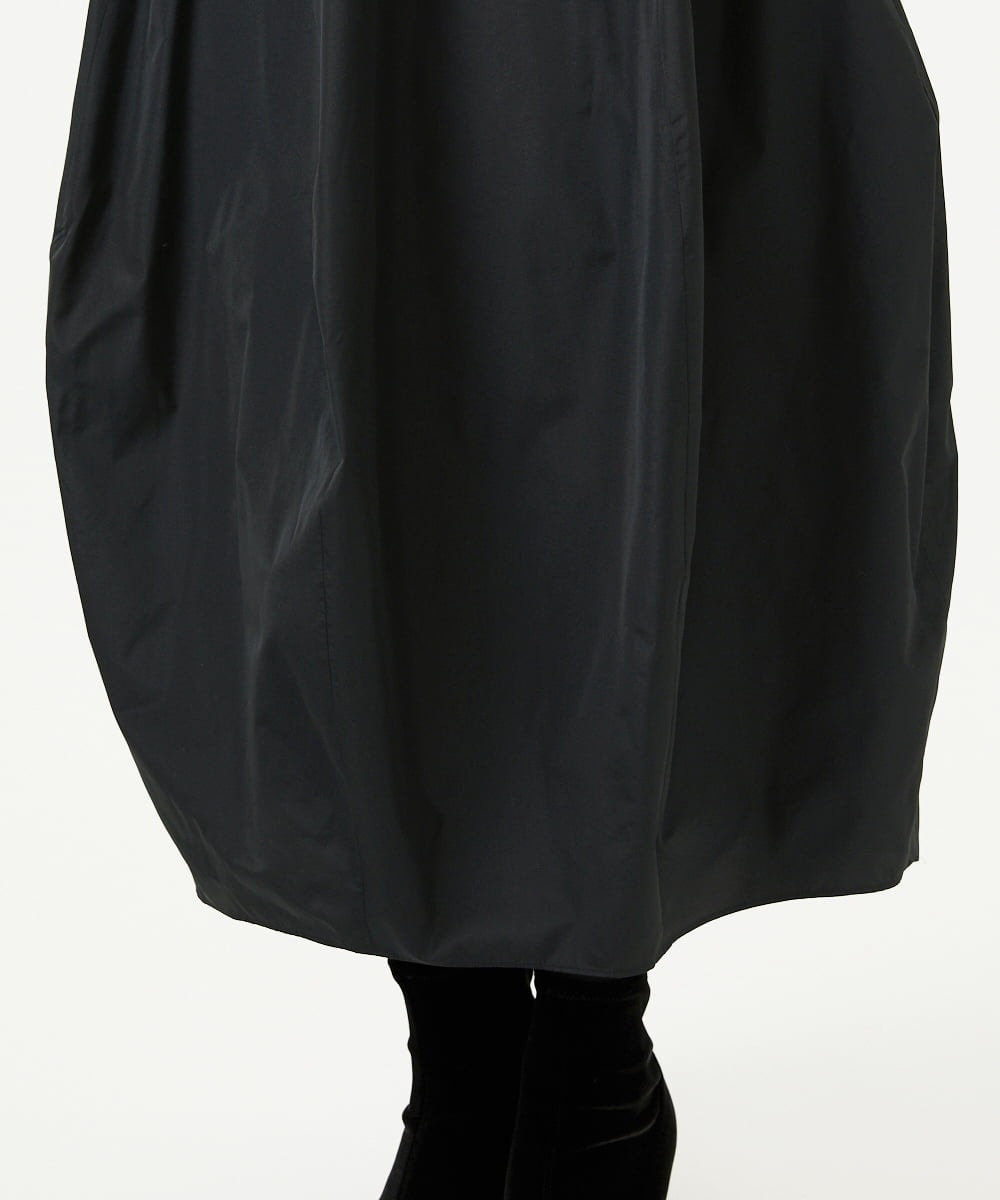 GBHEE05330 Sybilla(シビラ) シルキータフタコクーンスカート ブラック