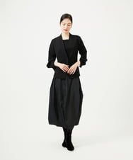 GBHEE05330 Sybilla(シビラ) シルキータフタコクーンスカート ブラック