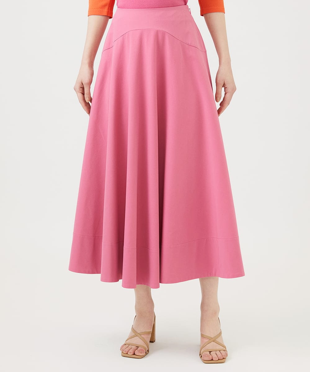 GBHEE26300 Sybilla(シビラ) ストレッチタフタボリュームスカート ピンク