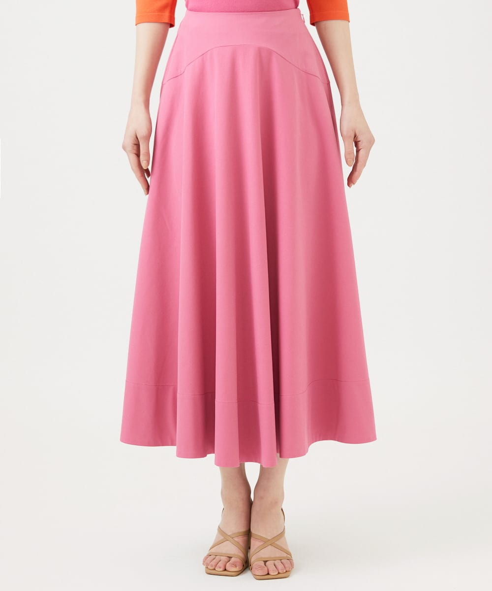 GBHEE26300 Sybilla(シビラ) ストレッチタフタボリュームスカート ピンク