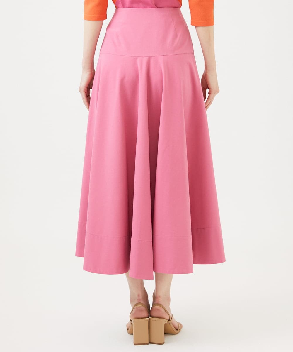 GBHEE26300 Sybilla(シビラ) ストレッチタフタボリュームスカート ピンク