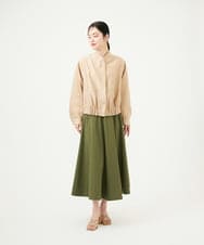 GBHEE26300 Sybilla(シビラ) ボリュームフレアスカート カーキ