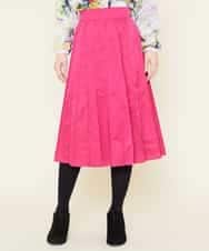 GBHEM24290 Sybilla(シビラ) ステッチプリーツデザインスカート ピンク