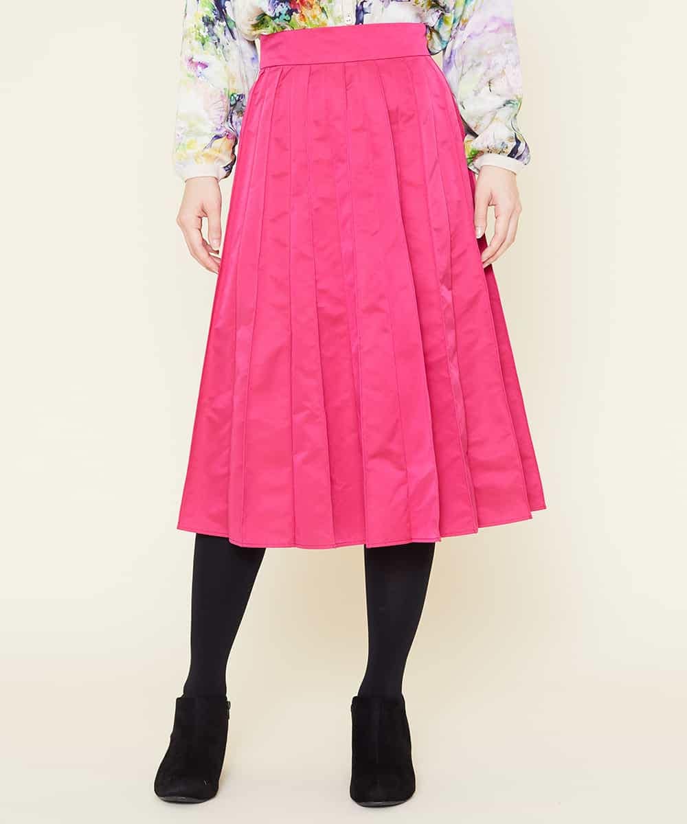 GBHEM24290 Sybilla(シビラ) ステッチプリーツデザインスカート ピンク