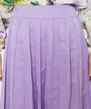GBHEM24290 Sybilla(シビラ) ステッチプリーツデザインスカート ラベンダー