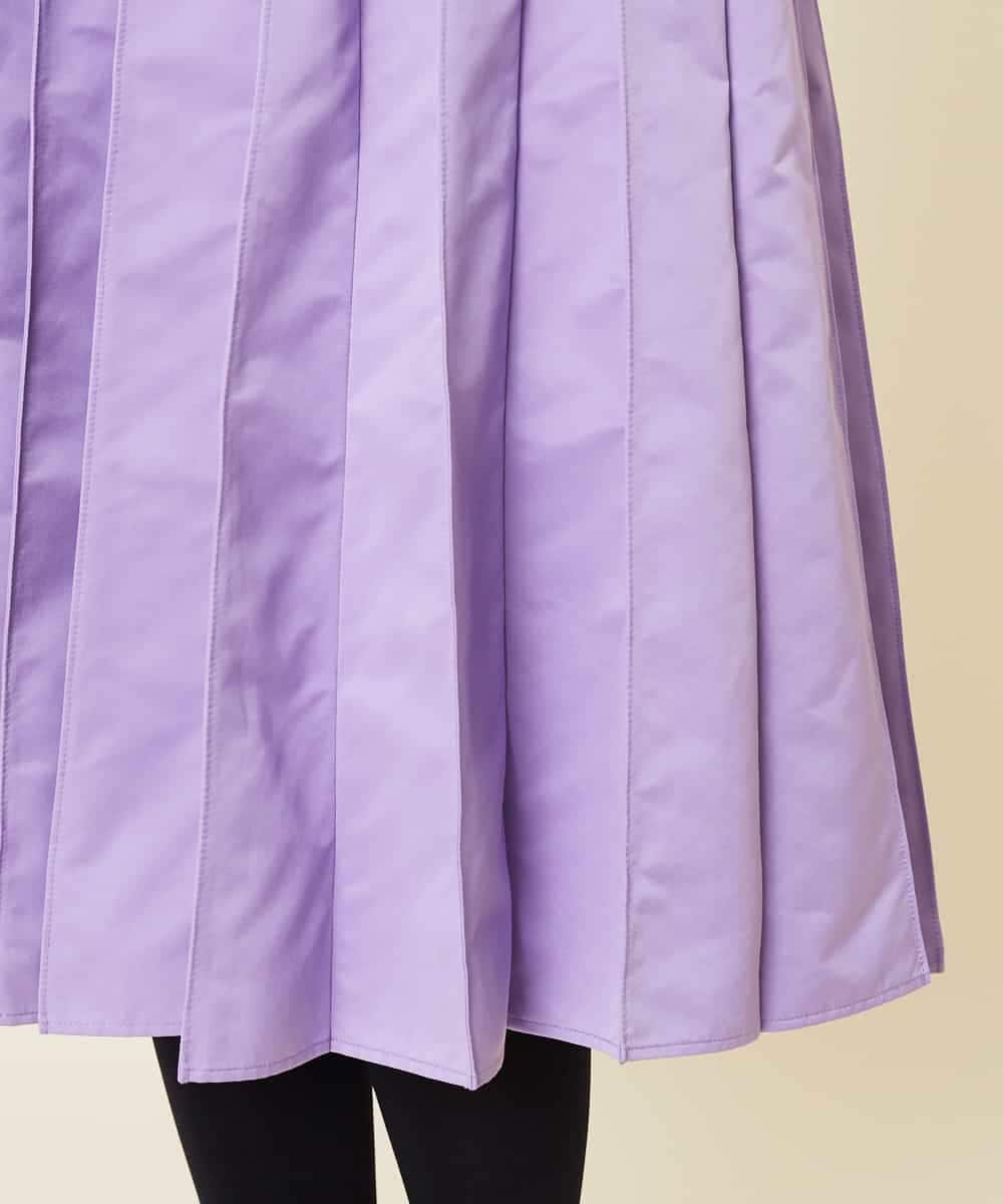 GBHEM24290 Sybilla(シビラ) ステッチプリーツデザインスカート ラベンダー